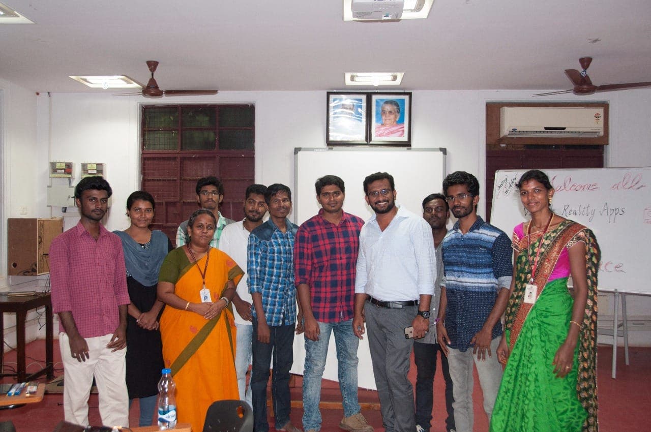 Workshop session on assistive technology, 2019